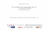 El análisis de contenido de las comunicacionescuadernosartesanos.org/067/cuadernos/11_Colle_interior.pdf · Objeto del AC, 10 1.4. Estructura y ... El caso de las placas de linterna