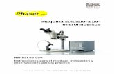 Manual de Instrucciones Phaser español - kuss … · interruptor de cable permitiendo el uso del microscopio independientemente del Phaser mx1.. 7 Tel. + 34 917 362 317 Fax + 34