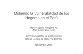 Midiendo la Vulnerabilidad de los Hogares en el Perú · una canasta básica identifica los efectos del crecimiento o no crecimiento y del quehacer público sobre el bienestar ...