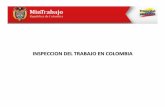 INSPECCION DEL TRABAJO EN COLOMBIA - OAS - …€¦ · LA INSPECCION DEL TRABAJO EN EL NUEVO CONTEXTO DEL ... Manual del Inspector Inspectores de Trabajo 624 Procedimiento Sancionatorio