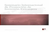 Seminario Internacional de Promoción de Inversión …sifdi.com/documents/201405_SeminarioIED.pdf · Seminario Internacional de Promoción de Inversión Extranjera Madrid, 8 y 9