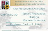 Universidad Austral de Chile Escuela de Ingeniería … II Uach/Lectures/Cap 30, Topicos... · llamamos la demanda agregada. Keynes. a Macroeconomía Avanzada, ... al consumo y la