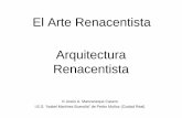 El Arte Renacentista Arquitectura Renacentista del... · Arquitectura del Renacimiento en Italia 2.1. Características generales 2.2. Los arquitectos del Quattrocento A) Brunelleschi