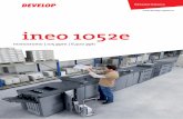 Catalogo Ineo 1052e - develop-espana.es · la ineo 1052e ofrece un rendimiento sin igual en términos de calidad y productividad, y sigue siendo ... los tipos de perforación más