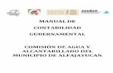 MANUAL DE CONTABILIDAD GUBERNAMENTAL COMISIÓN DE AGUA …alfajayucan.hidalgo.gob.mx/descargables/AGUA/Fraccion1/4MANUAL_… · La Comisión de agua y alcantarillado del municipio