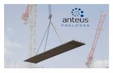 PRELOSAS - Anteus Constructoraanteus.mx/prelosas/anteus-prelosas.pdf · metros en prelosas de 10 cm y cada 5,00 metros en prelosas de 15 cm de espesor. Existen losas macizas y losas