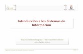 Introducción a los Sistemas de Información - Inicio | …SI... · Sistemas de Información Gerencial. K.C. Laudon, J.P. Laudon. Editorial Prentice Hall. Sistemas de Información.