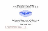 Sistema de liquidación - Institucional Merval · en el Mercado y los mecanismos de fiscalización se desprenden directamente de la lectura de dichos documentos. La administración