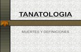 TANATOLOGIA - Tele Medicina de Tampico | SITIO DE ... · Puede ser Suicidio, ... TANATOLOGÍA FORENSE: es el ... Controlar la cantidad de fotos y los detalles que se piden.