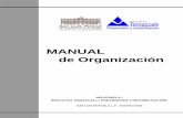 MANUAL de Organización - temazcalli.gob.mxtemazcalli.gob.mx/transparencia/uploads/Manual_Organizacion.pdf.pdf · manual de organización aplicado a : instituto temazcalli prevenciÓn