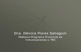 Dra. Dévora Flores Sahagum - sap.org.ar · ESAVI. Fortalezas Programas Nacionales ( Rabia, Chagas, Inmunizaciones, TBC, SIDA) ... salud por los pacientes que se atienden en el consultorio