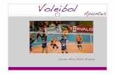 Voleibol · Voleibol! 1 Apuntes! Carmen María Albert Rodenas! 1. Definición! 2 Deporte colectivo donde se enfrentan dos equipos de 6 jugadores y cuyo objetivo es