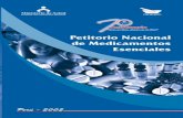 PETITORIO NACIONAL - BVS Minsabvs.minsa.gob.pe/local/minsa/1773.pdf · activos en 578 presentaciones farmacéuticas, representa un valioso instrumento técnico que aporta fundamentos