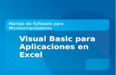 Visual Basic para Aplicaciones en Excel · traves del menú Herramientas > Opciones > ... Para abrir un libro excel utilizamos la instrucción ... Casilla de verificación(CheckBox):