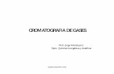 CROMATOGRAFIA DE GASES - U-Cursos · CROMATOGRAFIA DE GASES QUIMICA ANALITICA II 2012 Prof. Jorge Mendoza C. Dpto. Química Inorgánica y Analítica. QUIMICA ANALITICA II 2012. QUIMICA
