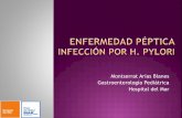Montserrat Arias Blanes Gastroenterología Pediátrica ... · El test del aliento y el test del antígeno de HP en heces se ... características de organicidad estaría claramente