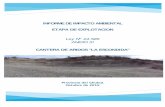 Informe de Impacto Ambiental - Cantera “LA … · Informe de Impacto Ambiental - Cantera “LA ESCONDIDA” 3 16. Explotación de la mina. Planificación y metodología. Transporte