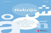 Revista Nebrija åLingüística ñ - Universidad Nebrija · de Lenguas, Universidad Nacional de Córdoba (Argentina) ... Maria Del Pilar Agustin Llach - Universidad de La Rioja ...