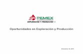 Oportunidades en Exploración y Producción - Objetivoeventos.inai.org.mx/reformasestructurales/images/presentaciones/... · Samaria-Luna, Macuspana-Muspac, Poza Rica-Altamira y Veracruz