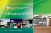 Catálogo de Servicios de la Universidad de Panamá · última tecnología. También contamos con más de (200) ... tarifa incluye además de las cuatro horas del evento, cuatro ...