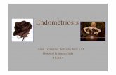 Dr. Aisa, Leonardo. Servicio de G y O Hospital la ... · 01-2014. Introducción • La endometriosis es una patología ginecológica crónica de causa desconocida ... • Apendicitis
