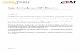 Guía rápida de uso ECM Titanium - alientech-tools.com · -Tuning . el distribuidor ior de sistemas operativos . z ... ECM Titanium puede convertir los archivos originales que poseen