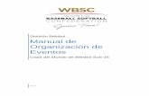 División Béisbol Manual de Organización de Eventosstatic.wbsc.org.s3.amazonaws.com/wp-content/... · apÉndice 1 – normas de la db de la wbsc sobre las instalaciones y procedimientos