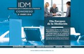D­a Europeo de la Mediaci³n - Hablamos de mediaci³ .Los procesos de mediaci³n sirven para resolver