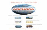 Resultados 3er Trimestre 2008 - abengoa.com · En los negocios que denominamos de horizonte dos (crecimientos rentables en ... (Francia) e iniciado la construcción de tres nuevas