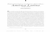 Democratizaciones o revoluciones democráticas: …historiapolitica.com/datos/biblioteca/bataillon2.pdf · de América Central jamás pr etendieron suspender de manera ... las reglas