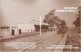 HISTORIA FERROVIARIA I · La acción del ferrocarril En 1857 la aparición del ferrocarril en la Argentina cambió definitivamente el sistema de comunicaciones y transportes vigente