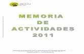 Memoria de Actividades 2011 - accuasturias.org · 1. Preguntas de enfermos y/o familiares sobre asuntos laborales (contratos, finalización de contratos, prestaciones…). 2. Psicosociales.