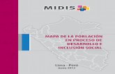 Mapa de la Población en Proceso de Desarrollo e ...· Modelo de inclusión del MIDIS ... 15 “MIDIS