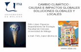 CAMBIO CLIMÁTICO - P??gina temporalmente fuera de … · en fuentes no renovables y desarrollo no sostenible Cambio climático : impactos e incertidumbres Agotamiento de recursos