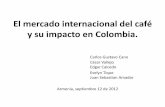 El mercado internacional del café y su impacto en …banrep.gov.co/docum/Lectura_finanzas/pdf/cgc_sept_2_2012.pdf · - La caficultura colombiana no ha aprovechado las fases expansivas