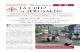 PRIMAVERA Newsletter N° 50 La cruz jerusalén · por la diócesis de Jerusalén para la paz en Tierra Santa, como dijo durante la fiesta del día de Pente-costés, después de la