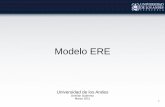 Modelo ERE -  · 4 Modelo ER / Diagramas ER El Modelo Entidad Relación y su representación gráfica (Diagramas Entidad Relación) son dos cosas distintas Modelo Entidad-Relación