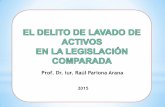 Prof. Dr. iur. Raúl Pariona Arana - Portal del Ministerio ... · Tipificación del delito de lavado de activos en Colombia Acción típica adquiera, resguarde, invierta, transporte,