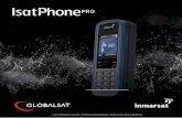 La referencia en comunicaciones móviles vía satélite · la combinación ideal IsatPhone Pro ofrece todo lo que realmente se necesita en un teléfono vía satélite. Éste es el