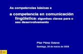 a competencia en comunicación lingüísticacentros.edu.xunta.es/cfr/pontevedra/lerescribir/competencia... · • ¿A qué nos referimos cuando hablamos de competencia en comunicación