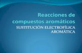 SUSTITUCIÓN ELECTROFÍLICA AROMÁTICA - Universidad de San Carlos de ...quimicaorganica.me/wp-content/uploads/2016/04/Clase-11-SEA-2016.pdf · Las reacciones de S E Ar suelen ser