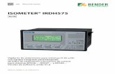 IRDH575 D00089 01 M XXES - bender-uk.com€¦ · 6.3.5 Puesta en funcionamiento de la red RS485 con protocolo BMS ... Interface BMS (Interface aparatos de medida Bender) para intercambio