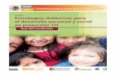 Estrategias didácticas para el desarrollo personal y ... · 1 Guía del coordinador Estrategias didácticas para el desarrollo personal y social en preescolar III TABLA DE CONTENIDO