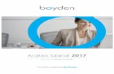 Análisis Salarial 2017 - boyden.com · El reciente lanzamiento de nuestra nueva identidad corporativa marca un hito signiﬁcativo y es el inicio de una nueva era para Boyden. La