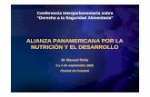 ALIANZA PANAMERICANA POR LA NUTRICIÓN Y EL … · 3 y 4 de septiembre 2009 ... Retardo del crecimiento intrauterino Baja Talla Transmisión Intergeneracional de la malnutrición