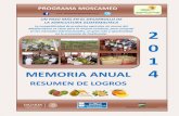 0 MEMORIA ANUAL 4 - Programa Moscamed Guatemalamoscamed-guatemala.org.gt/images/2015/memorialabores2014.pdf · Las actividades de detección y control para el monitoreo de la mosca