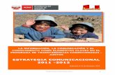 ESTRATEGIA COMUNICACIONAL 2011 -2012 - .Estrategia Comunicacional del Programa Juntos 2 3 PRESENTACION