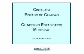 Cintalapa estado de Chiapas : cuaderno estadístico ...internet.contenidos.inegi.org.mx/contenidos/productos/prod_serv/... · Procuraduría General de Justicia del Estado Procuraduría