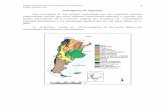 Ecorregiones de Argentina - Facultad de Ciencias …¡tedra de Protección y Conservación de la Naturaleza Trabajo Práctico N 4 2 Desarrollo del práctico Considerando la ecorregión