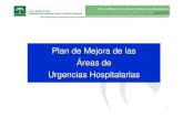 Plan de Mejora de las Áreas de Urgencias Hospitalarias Mejora... · Plan de Mejora de las Áreas de Urgencias Hospitalarias junio 2014 3 Objetivos específicos ¾Mejorar los tiempos